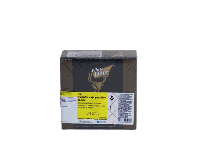 Alcanfor Pastillas 1 lb Caja 
