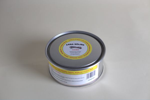 Cera Sólida Preparada Caoba 800ml