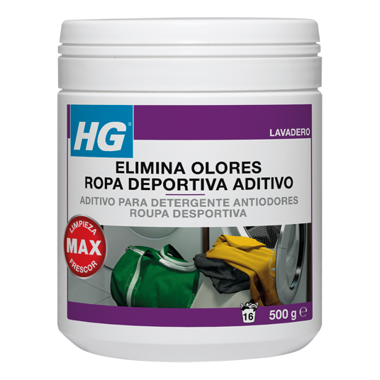HG Elimina olores ropa deportiva aditivo 500 gr
