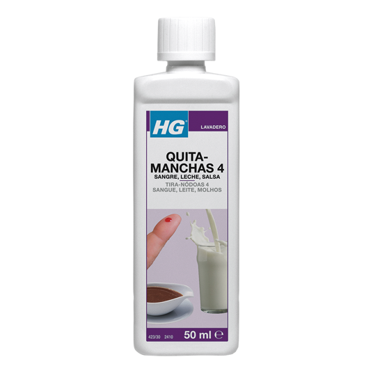 HG Quitamanchas 4 Sangre, Salsas, Jugos, Especias y Leche 