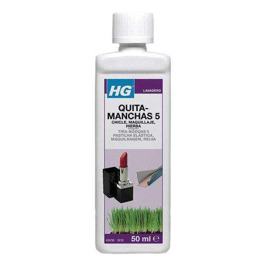 HG Limpiador Manchas Maquillaje, Hierba, polen y Chicle Nº5