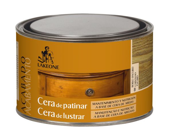 LAKEONE Cera de Patinar Roble Oscuro 300 ml 