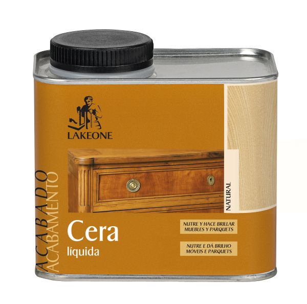 Lakeone Cera Liquida con Trementina Neutral 500ml