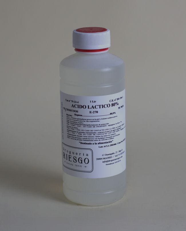 Acido Láctico Alimenticio 80%