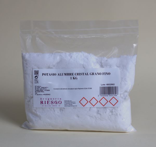 Potasio Alumbre Cristal Polvo                                                     