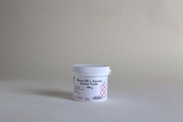 Hierro (III) y Amonio Citrato Verde (Fe 14.0 - 16.0 %)