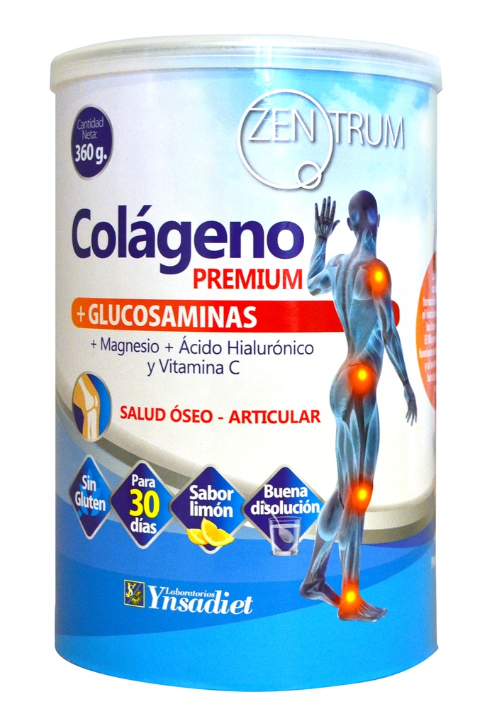 Zentrum Colágeno Hidrolizado + Glucosamina  Premium 360 gr