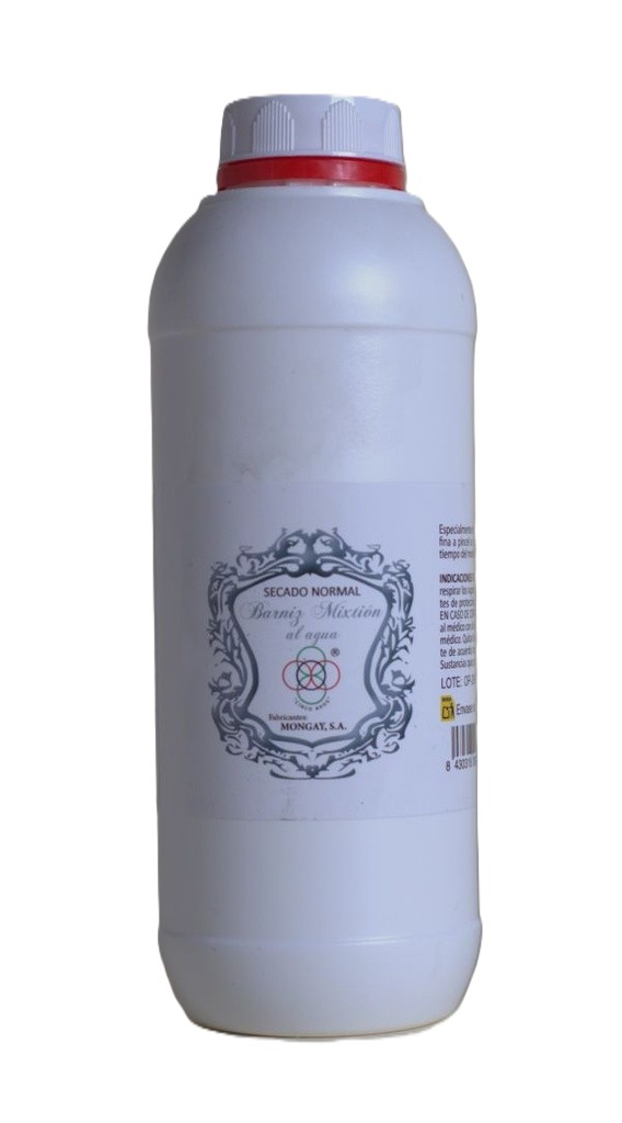 Mongay Barniz Mixtión al Agua Secado Normal 1L