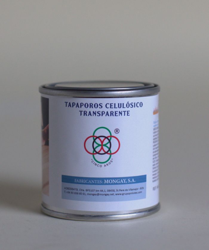 Mongay Tapaporos Celulósico Transparente 125 ml
