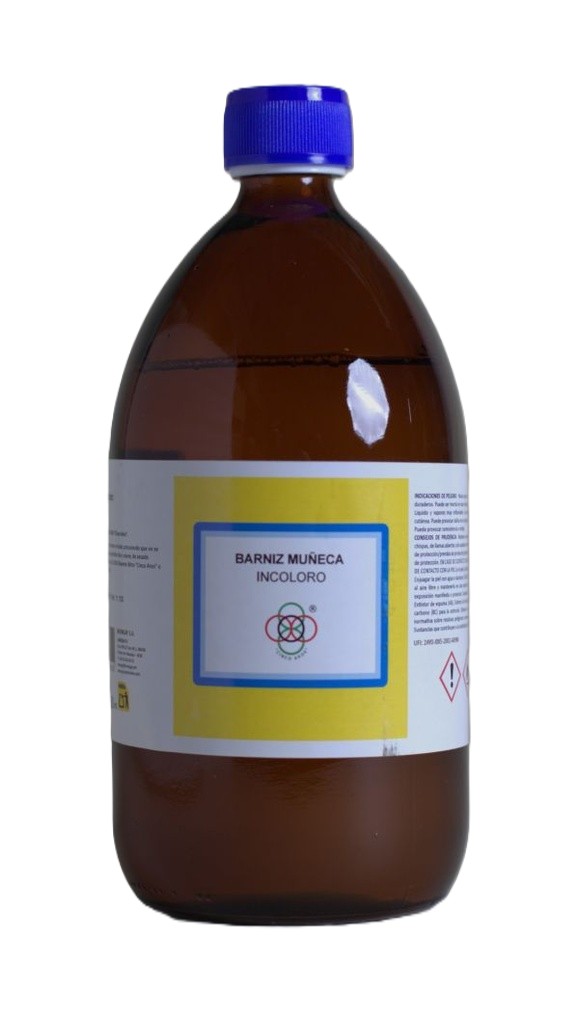 Mongay Barniz Muñeca Incoloro Cinco Aros 750 ml