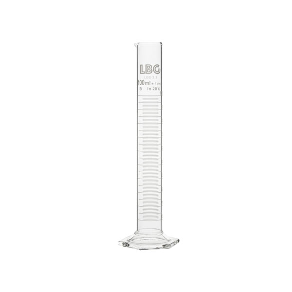 Probeta Graduada Base Hexagonal Clase B 100 ml