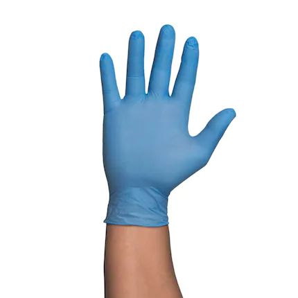 Guantes Desechables Nitrilo Azul 100 Und -9 (L)