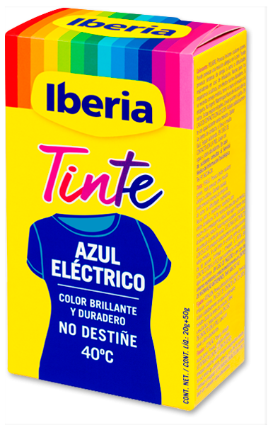 Tinte Iberia 40ºC Azul Eléctrico