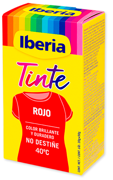 Tinte Iberia 40ºC Rojo