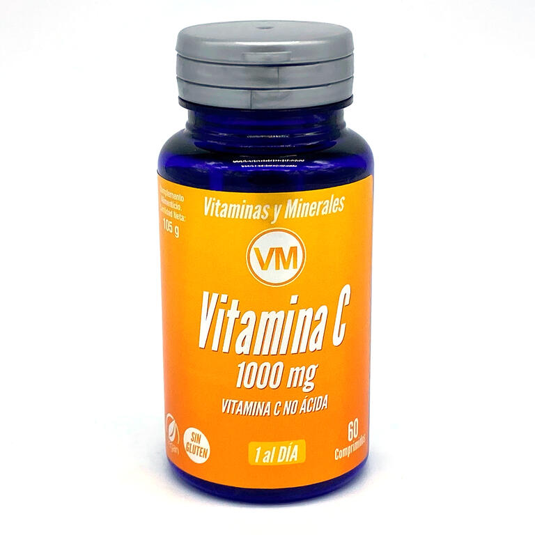 Vitamina C 1000 mg 60 Comp. (No ácida)