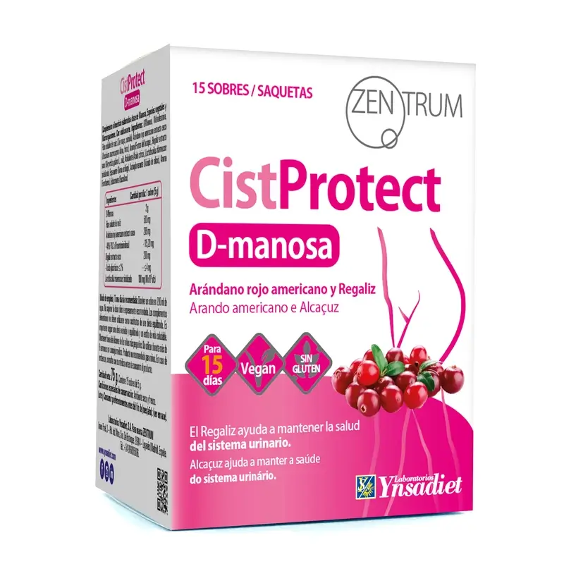 Zentrum CistProtect D-Manosa 15 Sobres (Cistitis) 