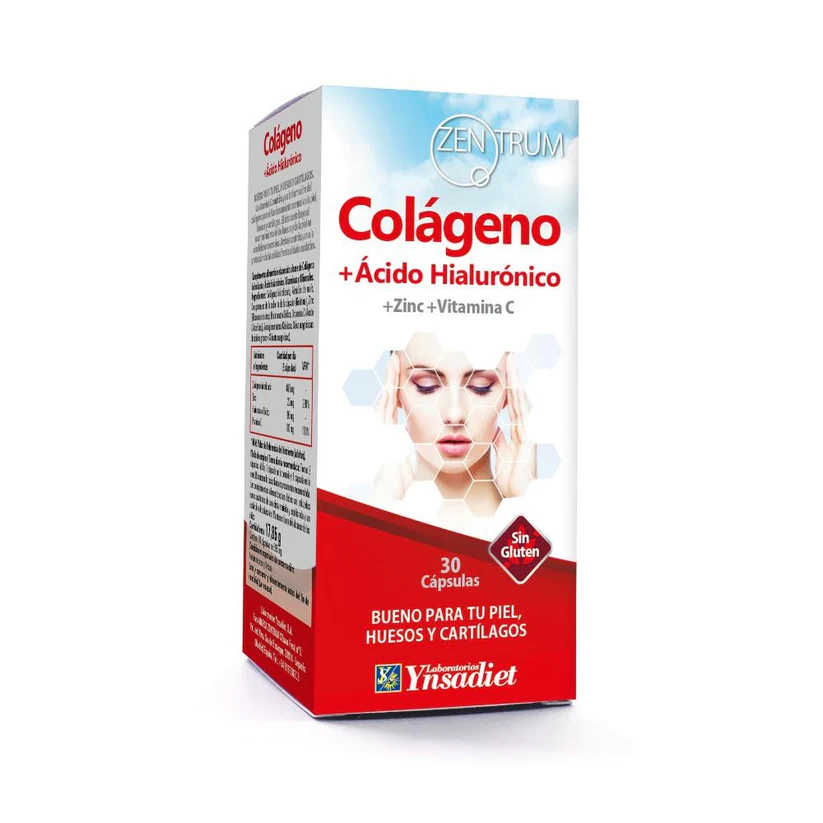 Zentrum Colágeno + Acido Hialuronico 30 CAPS. 