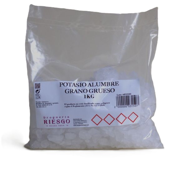 Potasio Alumbre Grano Grueso                                                        