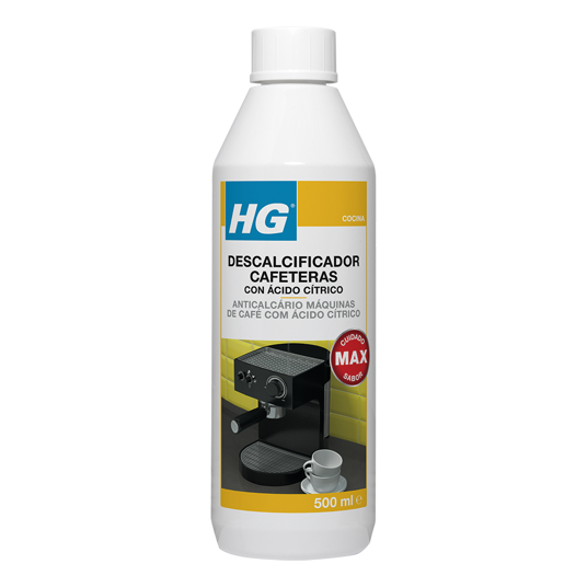 HG Descalcificador Acido Cítrico Cafeteras 500 ml