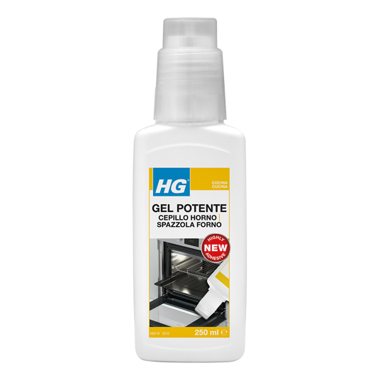 HG Gel Potente con Cepillo Para Horno 250 ml