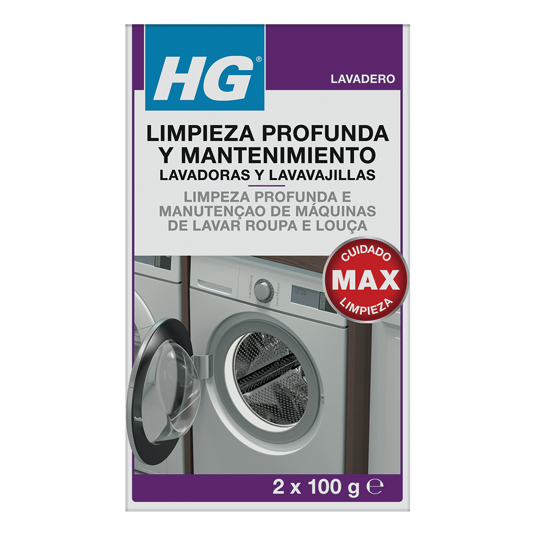 HG Limpieza y Mantenimiento Lavadoras y Lavavajillas 200 gr
