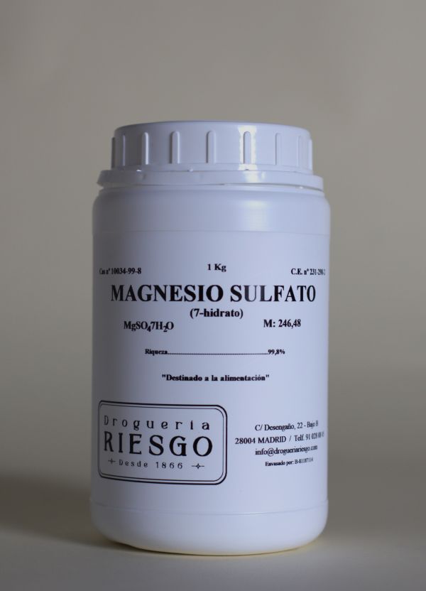 Magnesio Sulfato 7-H2O Alim.
