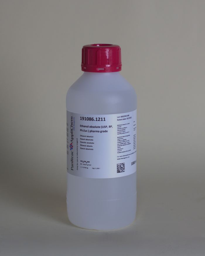 Etanol Absoluto (USP, BP, Ph.Eur.) grado farma