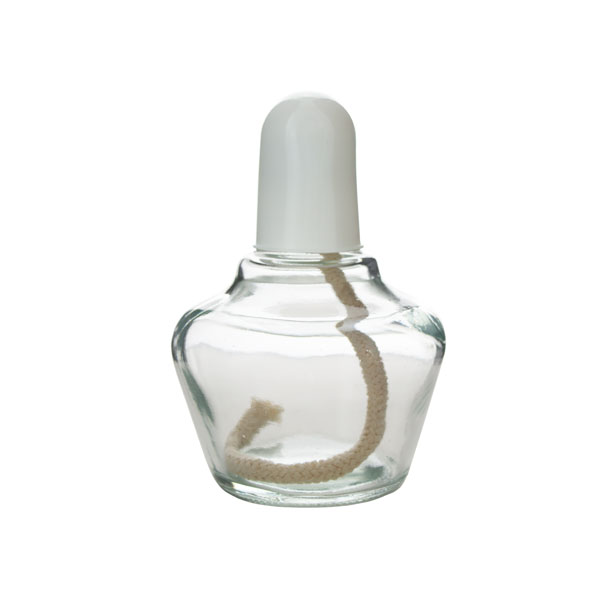 Lámpara de Alcohol con Tapón de Plástico, 150 ml.