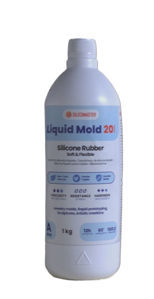 Resinpro Elastomero de Silicona Liquid Mold 20 Shores 1 Kg