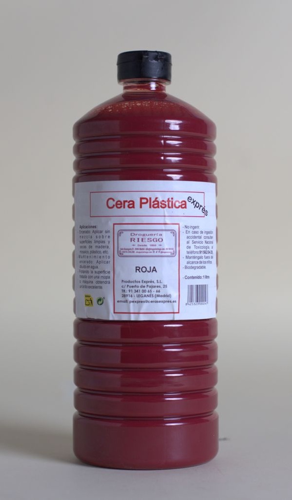 Cera Plástica Roja 1L