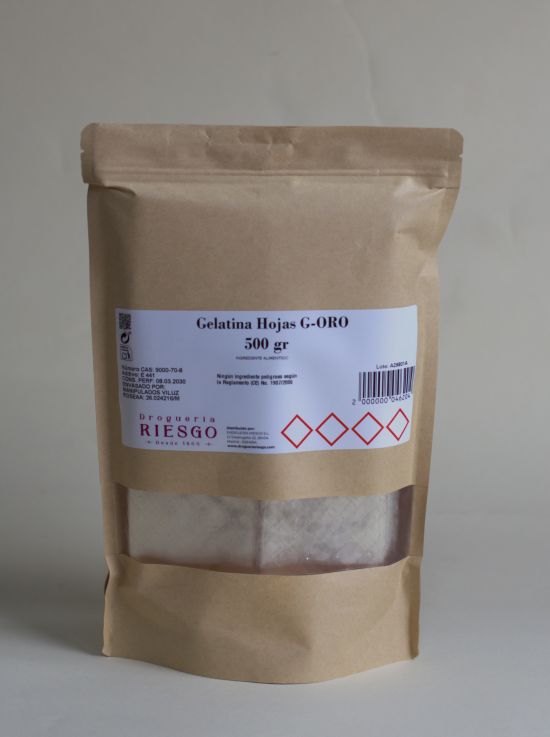 Gelatina Hojas G-ORO Alimen.