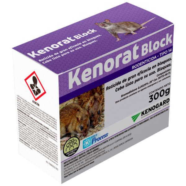 RATICIDA Kenorat Block 300 gr - 24 Bloques