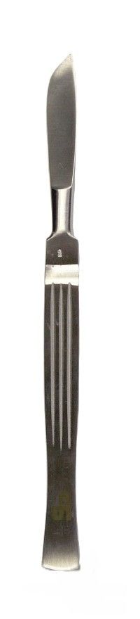 Bisturí Fijo ART. 16 P Grande (ESCALPELO) Acero Inox 16 cm Hoja Recta