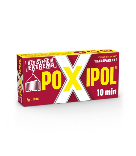 Poxipol Adehesivo Epoxi Bicomponente Transparente 16 gr/14m