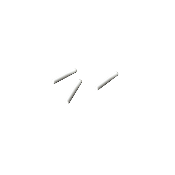 Varilla Magnética Recubierta de PTFE micro, L 8 x d 1,5 mm, 10 uds