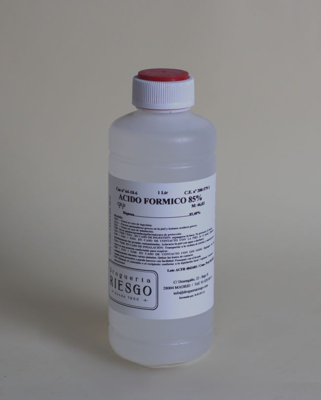 Acido Fórmico 85% Comercial                                                                "UN 1779 Acido Fórmico, 8(3), II, (E)"