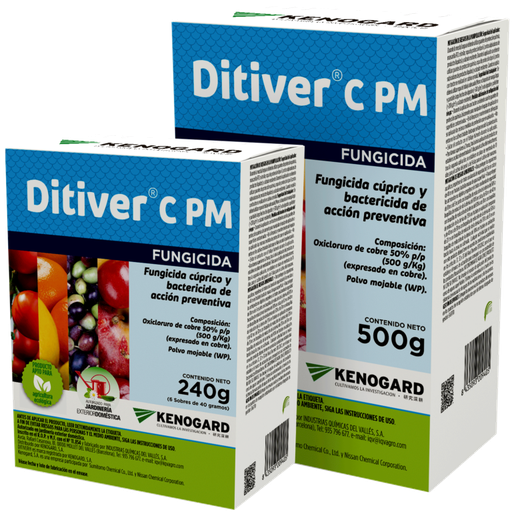 Kenogard Ditiver C PM (Fungicida Oxi.Cobre 50%) 240 g (6x40g)