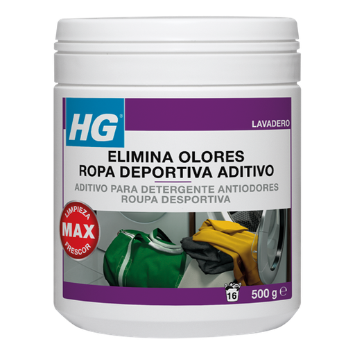 HG Elimina olores ropa deportiva aditivo 500 gr