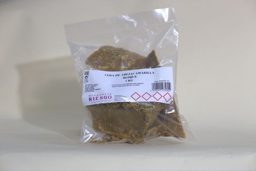 Cera Abejas Amarilla Virgen Bloque CM