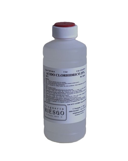Acido Clorhídrico 35% QP "Uso Exclusivo Profesional"