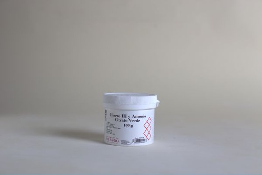 Hierro (III) y Amonio Citrato Verde (Fe 14.0 - 16.0 %)