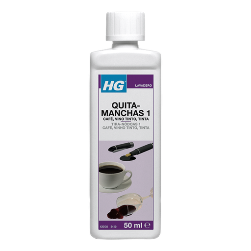 [HG42000513] HG Quitamanchas 1 Café, Vino Tinto , Tinta 50 ml