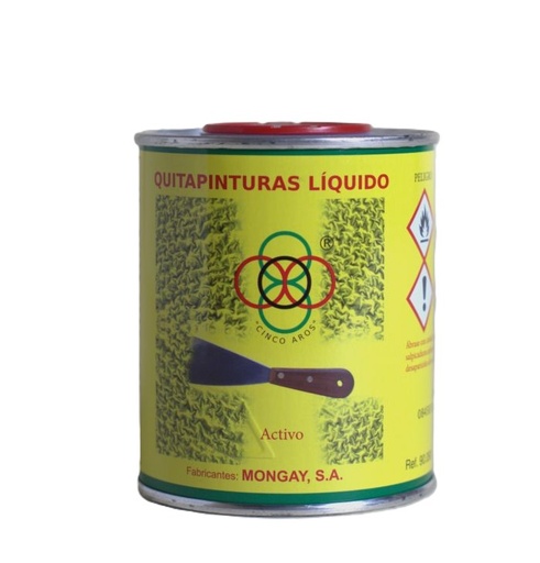 [MG90090375] Mongay Quitapinturas Liquido Cinco Aros 375 ml