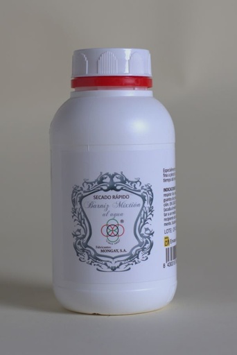 [MG12220312] Mongay  Barniz Mixtión al Agua Secado Rápido 500 ml