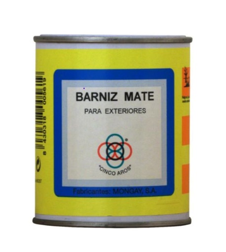 [MG30630375] Mongay Barniz Mate Para Exteriores 375 ml