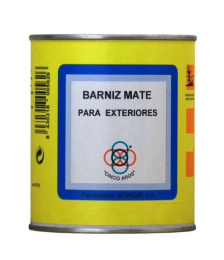 [MG30630750] Mongay Barniz Mate Para Exteriores 750ml