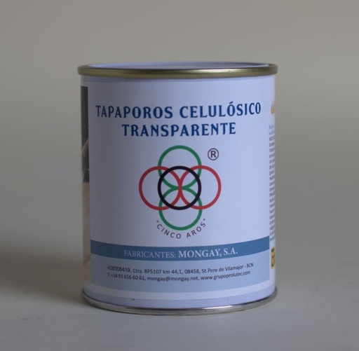 [MG44280375] Mongay Tapaporos Celulósico Transparente 375 ml