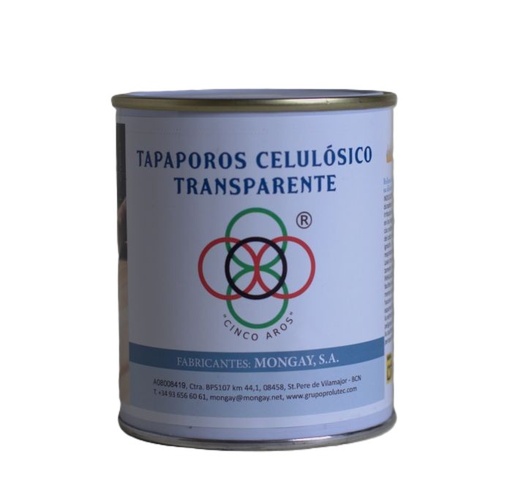 [MG44280375] Mongay Tapaporos Celulósico Transparente 375 ml