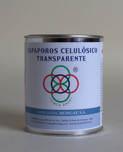 [MG44280750] Mongay Tapaporos Celulósico Transparente 750 ml