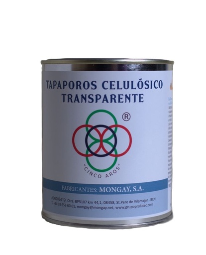 [MG44280750] Mongay Tapaporos Celulósico Transparente 750 ml